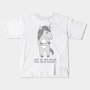Unicorn mood Kids T-Shirt